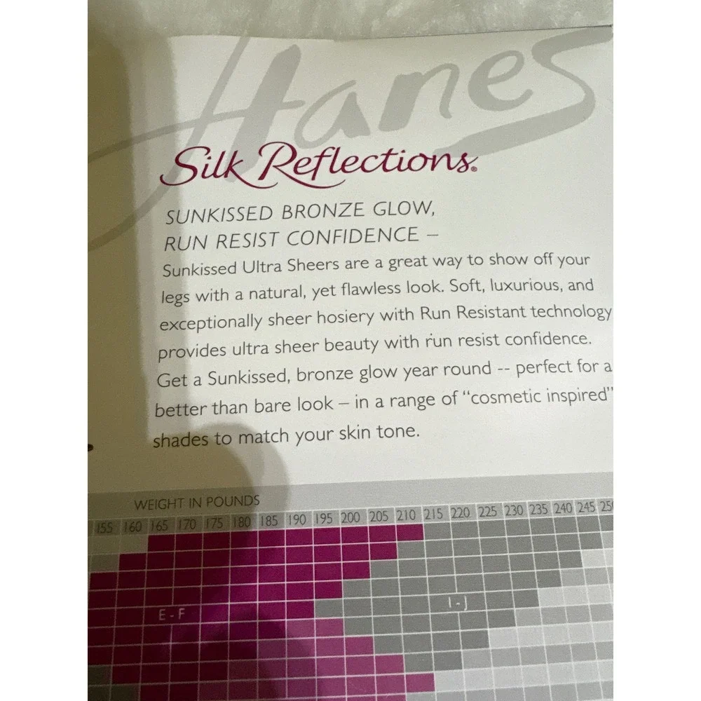Hanes silk reflections